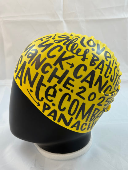 Bonnet de natation Jaune/Noir by Denis Meyers